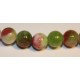 Edelsteen 6mm Groen Rood Perzische Jade ca.38cm