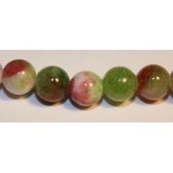 Edelsteen 6mm Groen Rood Perzische Jade ca.38cm