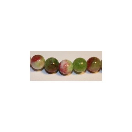 Edelsteen 6mm Groen Rood Perzische Jade ca.38cm