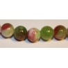 Edelsteen 6mm Groen Rood Perzische Jade ca.38cm