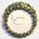 Armband verenstaal 5,5vm Amazonite 6mm rond