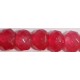 Facetkr disc 3x4,5 rose rood ca 110st