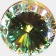 Rivoli 12mm chrystal peridot laser shine p.st.