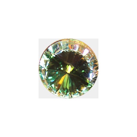 Rivoli 12mm chrystal peridot laser shine p.st.