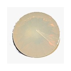 Rivoli 12mm chrystal white opal p.st.