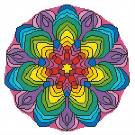Mandala 33x33cm