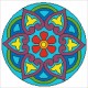 Mandala 33x33cm