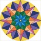 Mandala 38x38cm