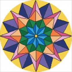 Mandala 38x38cm