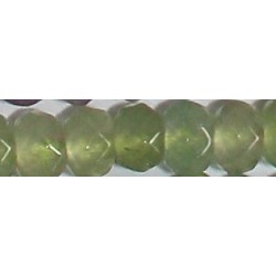 Facetkr disc 3x4,5 licht groene jade ca 110st