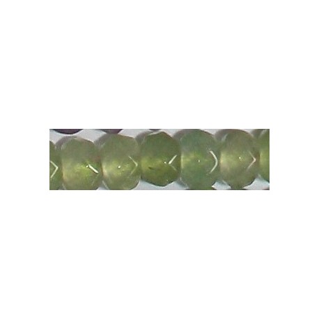 Facetkr disc 3x4,5 licht groene jade ca 110st