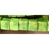 Japspis blokjes 4x4mm zeegroen 90st. ca 38cm.