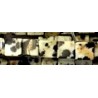 Jaspis blokjes 4x4mm zwart/wit 90st. ca 38cm.