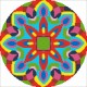 Borduurpakket kralen Mandala 27,5x27,5cm