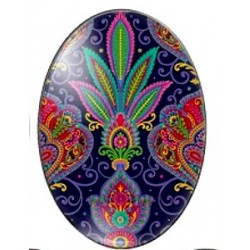 Cabochon 30x40mm orientale figuren