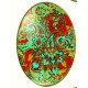 Cabochon 30x40mm orientale figuren