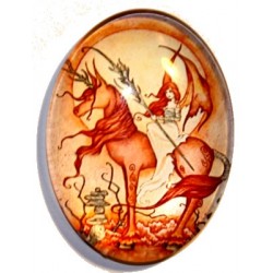 Cabochon 30x40mm Feeën figuren