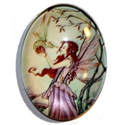 Cabochon 30x40mm Feeën figuren