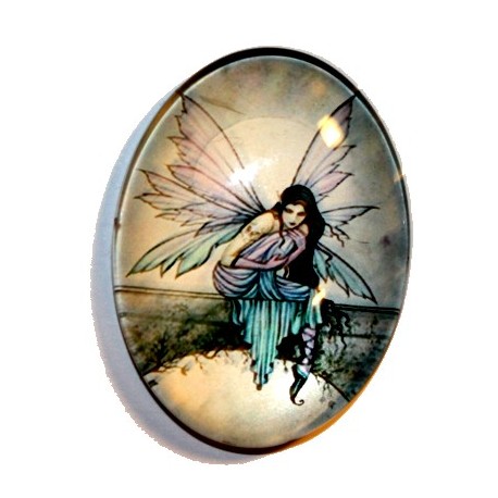 Cabochon 30x40mm Feeën figuren