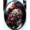 Cabochon 30x40mm Pioenrozen