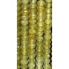 Facetkr disc 3x4,5 gele laspis ca 110st