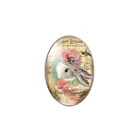 Cabochon 18x25mm rabbit