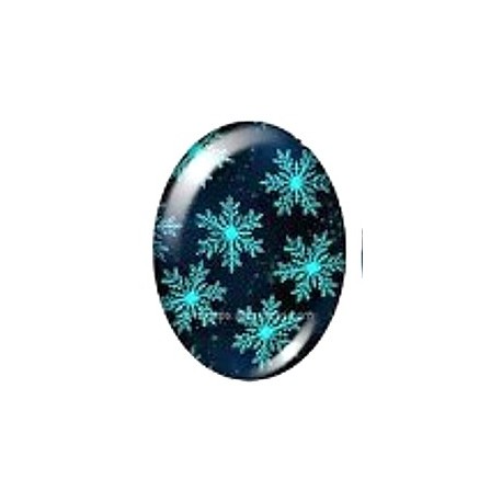 Cabochon 18x25mm wintermotieven