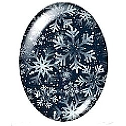 Cabochon 18x25mm wintermotieven