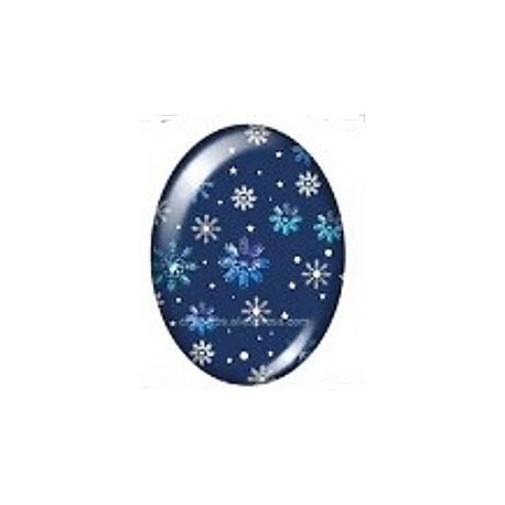 Cabochon 18x25mm wintermotieven