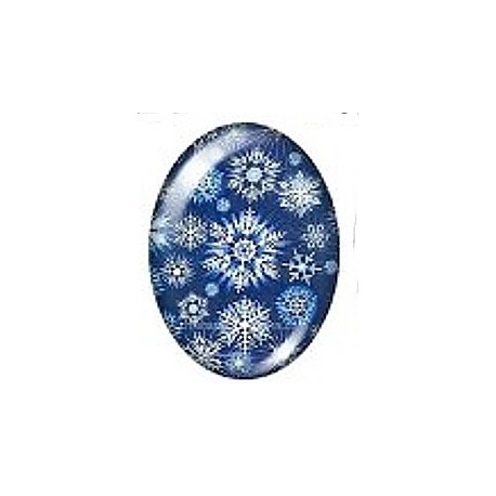 Cabochon 18x25mm wintermotieven