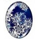 Cabochon 18x25mm wintermotieven