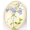 Cabochon 18x25mm bloemen
