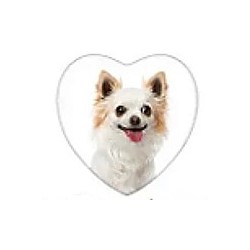 Cabochon 25mm hartvorm honden foto