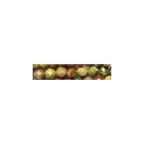Edelsteen 4mm Dragon Blood Jasper 38cm. ca.90cm