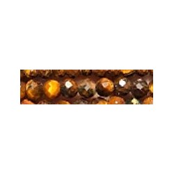 Edelsteen 4mm Tiger Eye 38cm. ca.90cm