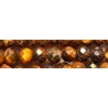 Edelsteen 4mm Tiger Eye 38cm. ca.90cm