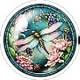 Cabochon 20mm rond vlinders en vogels