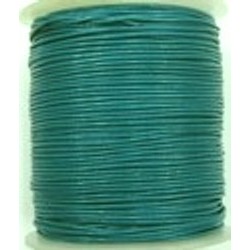 Leerveter 2mm Irish blue per meter