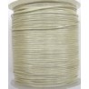 Leerveter 1mm zilver metallic per meter