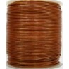 Leerveter 1mm brons metallic per klos van 10m.