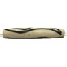 Benen kraal 34x8mm beige met strepen 5st.