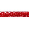 Imm edelsteen 7-8mm red coral ca 38cm.