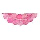 Edelsteen 6mm mat cracked agaat fuchsia ca. 38cm.