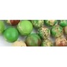 Edelsteen 8mm groene Jasper ca. 38cm.