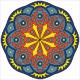 Borduurpakket kralen Mandala 44x44cm