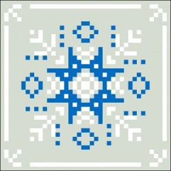 Bordurpakket sneeuwster 9x9cm