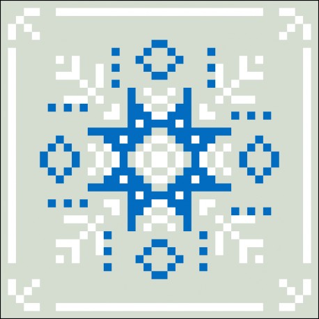 Bordurpakket sneeuwster 9x9cm