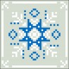 Bordurpakket sneeuwster 9x9cm