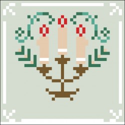 Bordurpakket kaarsenstandaard 9x9cm