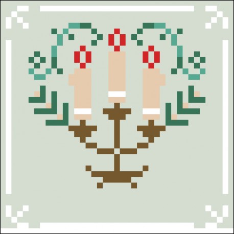 Bordurpakket kaarsenstandaard 9x9cm